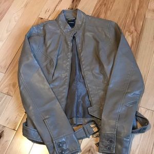 Express leather jacket